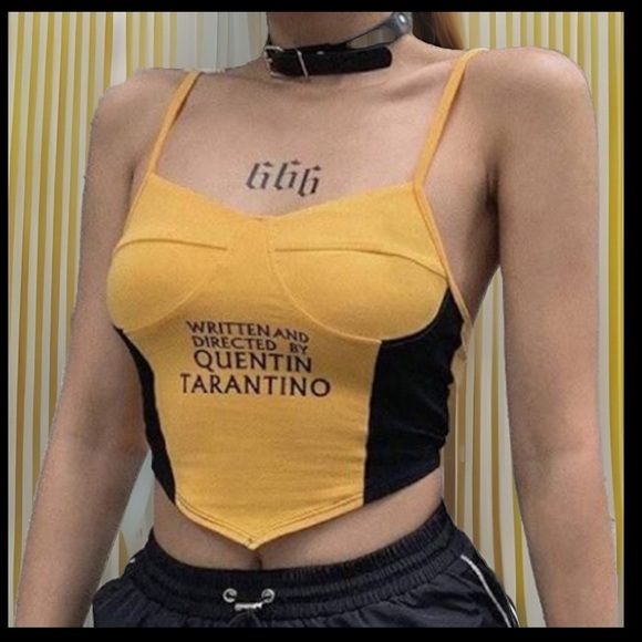 WRITTEN & DIRECTED BY QUENTIN TARANTINO Crop Cami - Picture 5 of 10